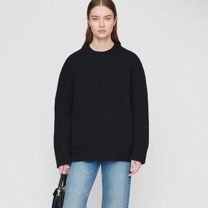 Anine Bing Rosie Cashmere Sweater Size XS Black